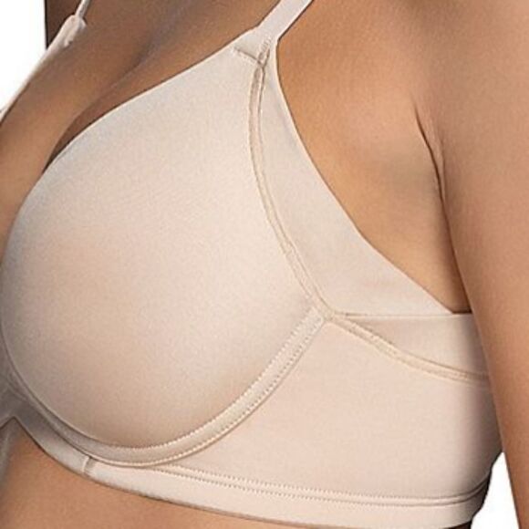 *NEW* VANITY FAIR BEAUTY BACK FULL COVERAGE  BACK SMOOTHING,  WIRE FREE SIZE 42D - Picture 6 of 12